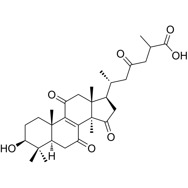 灵芝酸AM1结构式