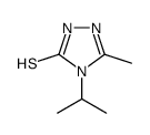 3H-1,2,4-Triazole-3-thione,2,4-dihydro-5-methyl-4-(1-methylethyl)-(9CI) Structure