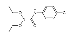 1,1-diethyloxy-3-(4-chlorophenyl)urea Structure