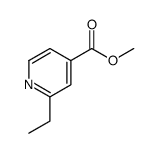 2-乙基吡啶-4-羧酸甲酯结构式