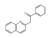 Ethanone,1-phenyl-2-(2-quinolinyl)- Structure