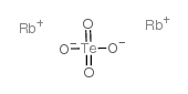 rubidium(1+),tellurate结构式