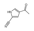 Pyrrole-2-carbonitrile, 4-acetyl- (8CI) Structure