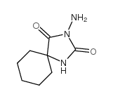 3-氨基-1,3-二氮杂螺[4.5]癸烷-2,4-二酮结构式