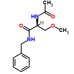 (S)-2-乙酰胺基-N-苄基-3-甲氧基丙酰胺结构式
