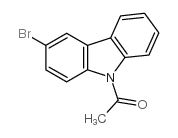 1-(3-bromocarbazol-9-yl)ethanone结构式