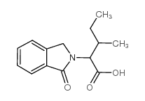 3-methyl-2-(1-oxo-1,3-dihydro-2H-isoindol-2-yl)pentanoic acid Structure