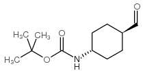 (1r,4r)-4-甲酰基环己基氨基甲酸叔丁酯结构式