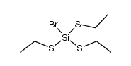 tris-ethylsulfanyl-bromo-silane结构式