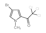 1-(4-BROMO-1-METHYL-1H-PYRROL-2-YL)-2,2,2-TRICHLORO-1-ETHANONE结构式