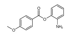 (2-aminophenyl) 4-methoxybenzoate Structure
