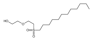 2-(2-dodecylsulfonylethoxy)ethanol Structure