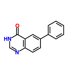 6-苯基-4(3H)-喹唑啉酮结构式