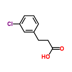 3-(3-Chlorophenyl)propanoic acid Structure