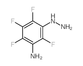 Benzenamine,2,3,4,6-tetrafluoro-5-hydrazinyl- Structure
