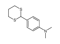 2-[4-(二甲氨基)苯基]-1,3-二噻烷结构式