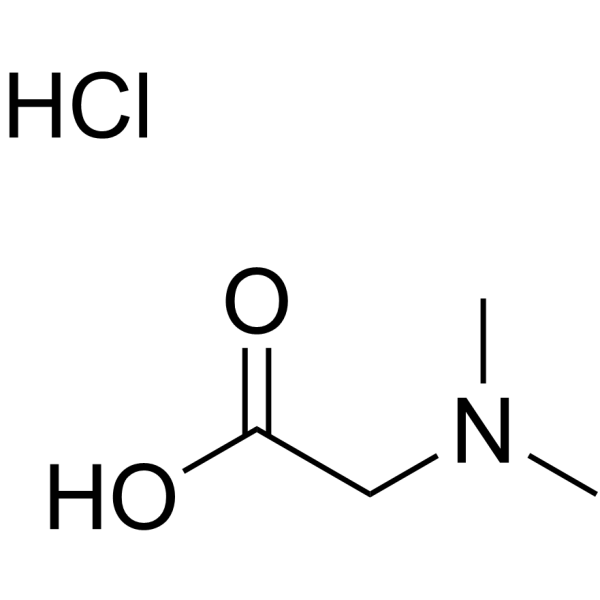 N,N-二甲基甘氨酸盐酸盐结构式