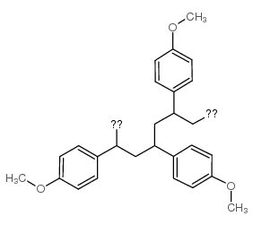 poly (4-methoxy styrene) Structure