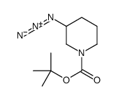 tert-Butyl (R)-2-(azidomethyl)-1-pyrrolidinecarboxylate structure
