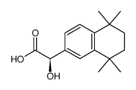 (R)-2-hydroxy-2-(1',2',3',4'-tetrahydro-1',1',4',4'-tetramethyl-6'-naphthalenyl)acetic acid Structure