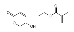 甲基丙烯酸乙酯-甲基丙烯酸 2-羟基乙基酯共聚物结构式