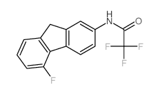 Acetamide,2,2,2-trifluoro-N-(5-fluoro-9H-fluoren-2-yl)- Structure