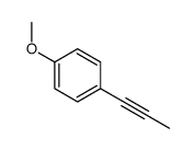 BENZENE, 1-METHOXY-4-(1-PROPYN-1-YL)- Structure