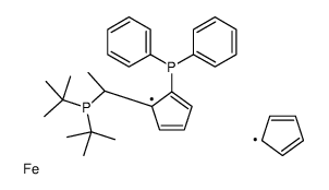 (s)-1-[(r)-2-(diphenylphosphino)ferrocenyl]-ethyldi-tert.-butylphosphine picture