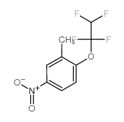2-四氟乙氧基-5-硝基甲苯结构式