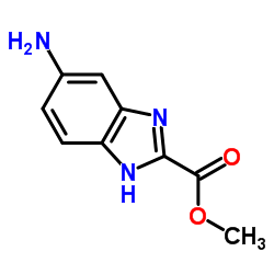 5-氨基苯并咪唑-2-甲酸甲酯结构式