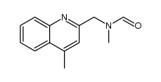 4-methyl-2-(N-methyl-N-formylaminomethyl)quinoline Structure
