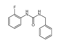 1-benzyl-3-(2-fluorophenyl)urea结构式