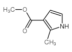 2-甲基-1H-吡咯-3-羧酸甲酯结构式