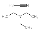 N,N-diethylethanamine; thiocyanic acid Structure