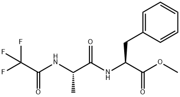 N-(Trifluoroacetyl)-L-Ala-L-Phe-OMe结构式