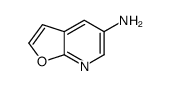 呋喃并[2,3-b]吡啶-5-胺结构式