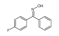 (4-fluorophenyl)phenylmethanone oxime Structure