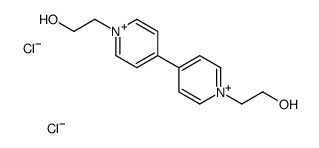 2-[4-[1-(2-hydroxyethyl)pyridin-1-ium-4-yl]pyridin-1-ium-1-yl]ethanol,dichloride Structure