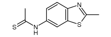Acetamide, N-(2-methyl-6-benzothiazolyl)thio- (8CI) Structure