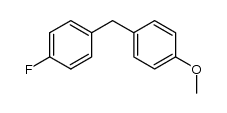 1-(4-fluorobenzyl)-4-methoxybenzene结构式