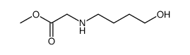 Glycine, N-(4-hydroxybutyl)-, methyl ester (9CI) Structure