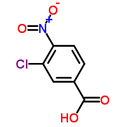 3-氯-4-硝基苯甲酸结构式