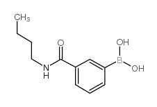 3-(正丁基氨甲酰基)苯硼酸结构式