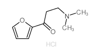 1-Propanone,3-(dimethylamino)-1-(2-furanyl)-, hydrochloride (1:1) Structure