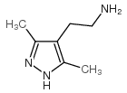 2-(3,5-二甲基-1H-吡唑-4-基)-乙胺结构式