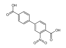 4-(4-carboxyphenyl)-2-nitrobenzoic acid Structure