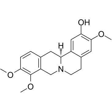(-)-异延胡索单酚碱结构式