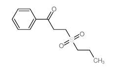 1-phenyl-3-propylsulfonyl-propan-1-one结构式