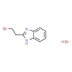 2-(2-溴乙基)苯并咪唑氢溴酸盐结构式