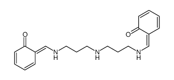 (6E)-6-[[3-[3-[[(E)-(6-oxocyclohexa-2,4-dien-1-ylidene)methyl]amino]propylamino]propylamino]methylidene]cyclohexa-2,4-dien-1-one Structure
